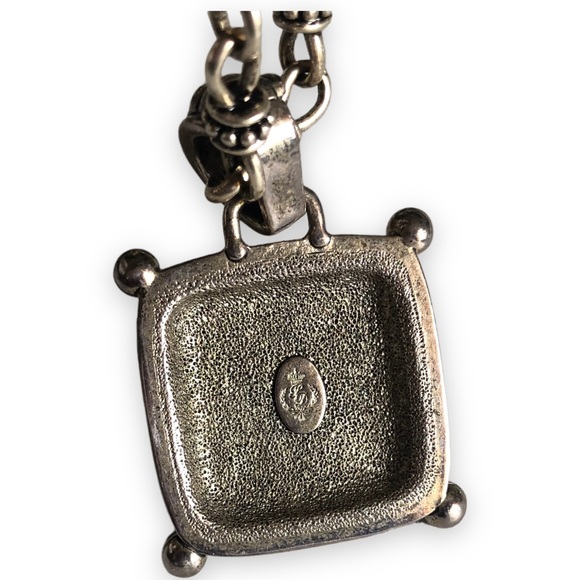 Premier Designs Two Tone Silver Black Statement Neckline Costume Jewelry - Picture 2 of 8